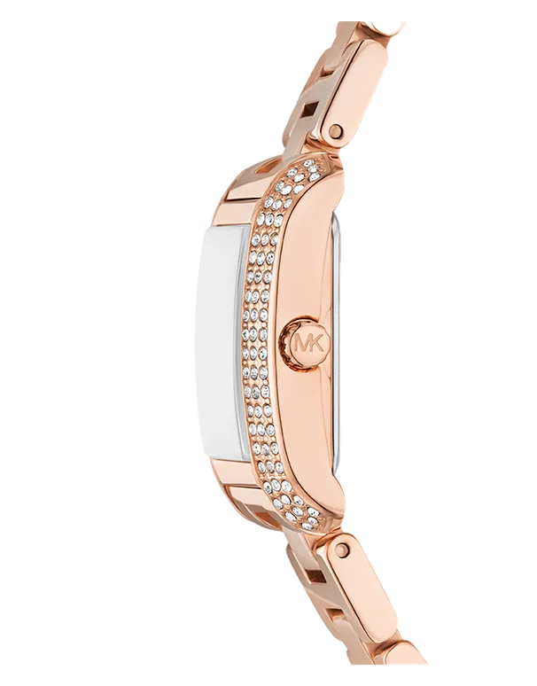 Michael Kors-Emery Three-Hand Rose Gold-Tone Stainless Steel Watch-MK4868-788796