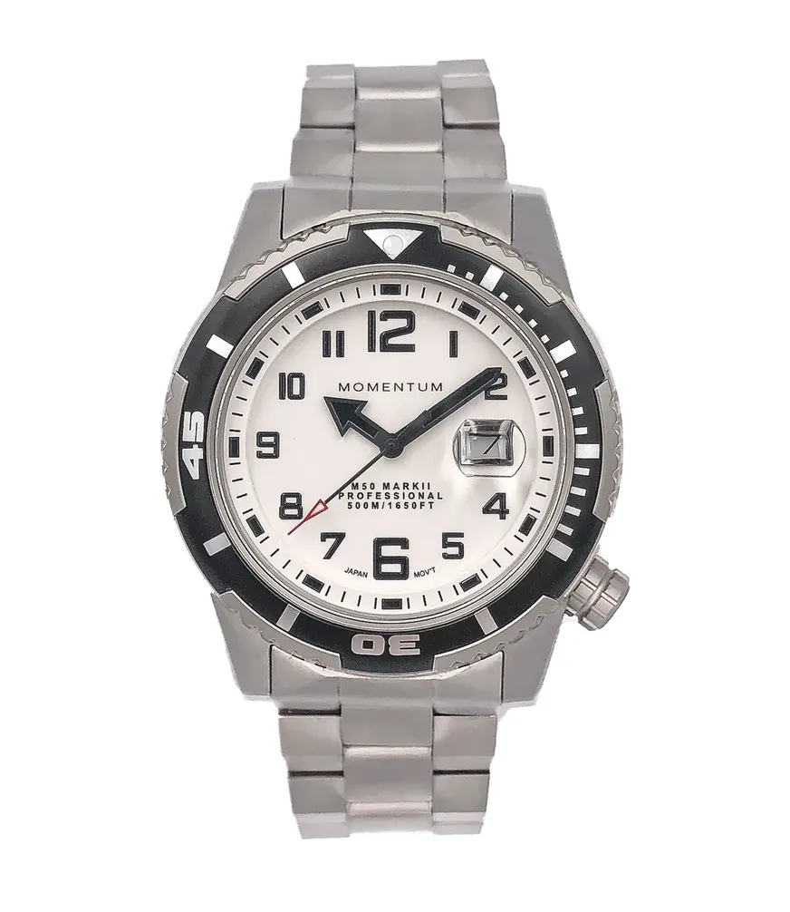 Momentum M50 MARK II, SS, SAPPHIRE, LRG, LUMINOUS, STEEL BRACELET