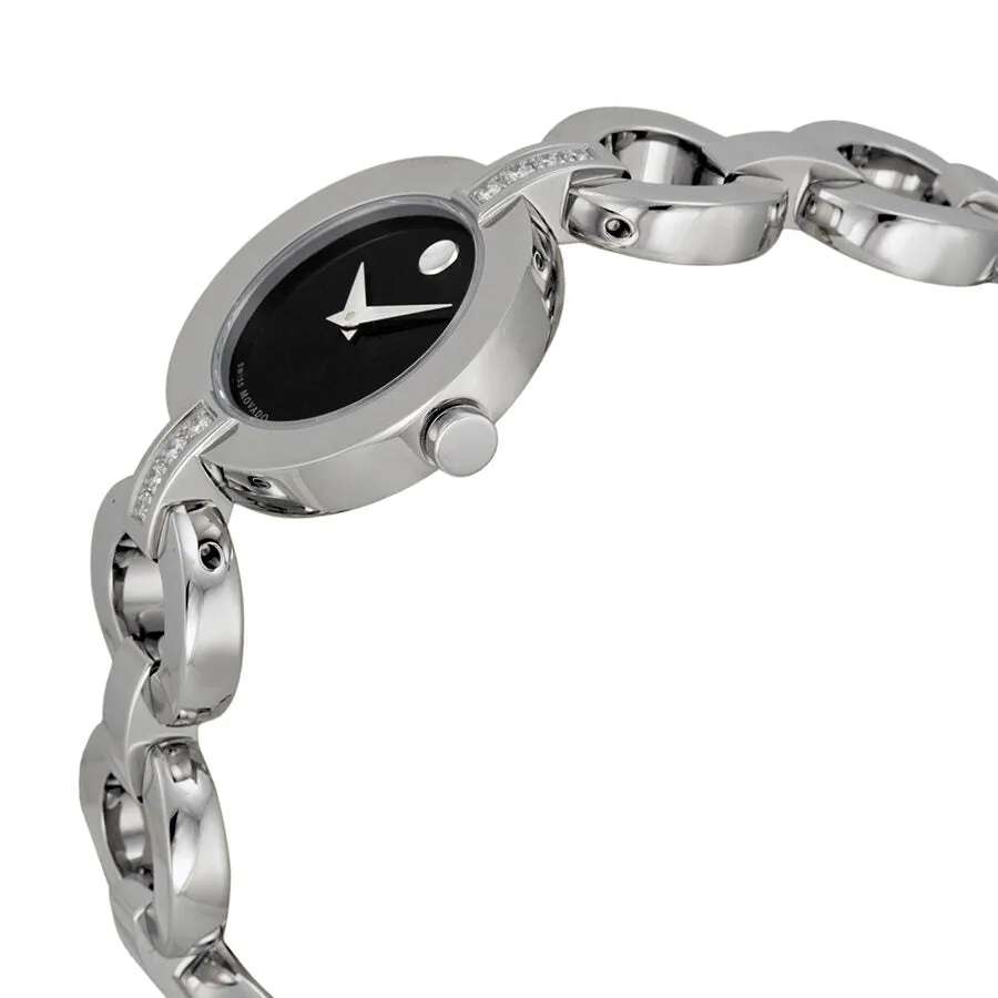 Movado Ladies Bela Moda Stainless Steel Bracelet Watch 0606263