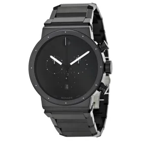 Movado Sapphire Synergy Black Dial Men's Watch 0606801