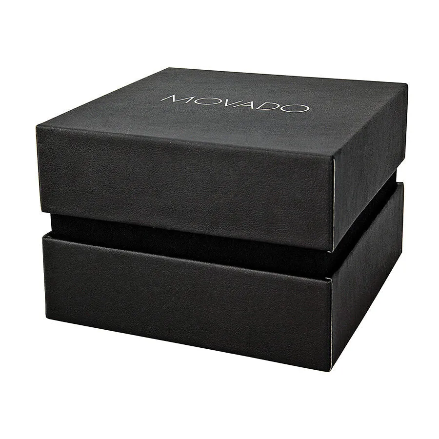Movado Sapphire Synergy Black Dial Men's Watch 0606801