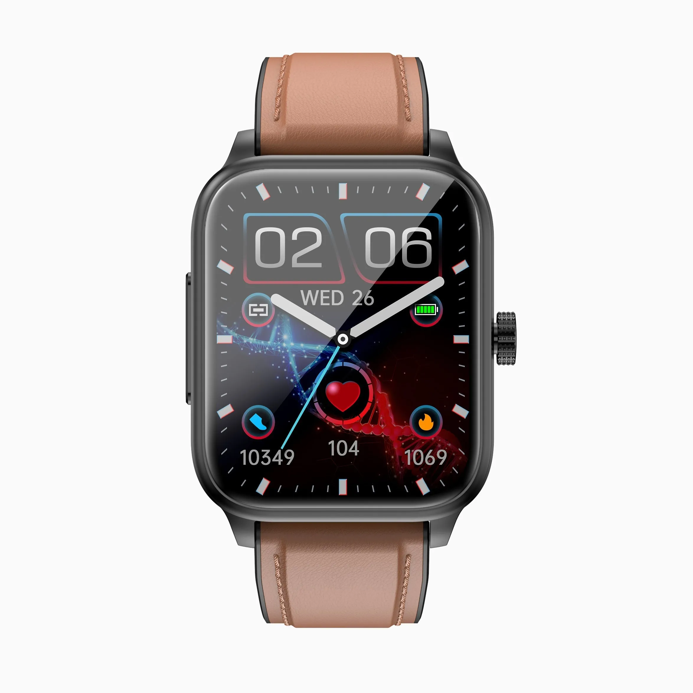 Multifunctional health monitoring smartwatch ECG9