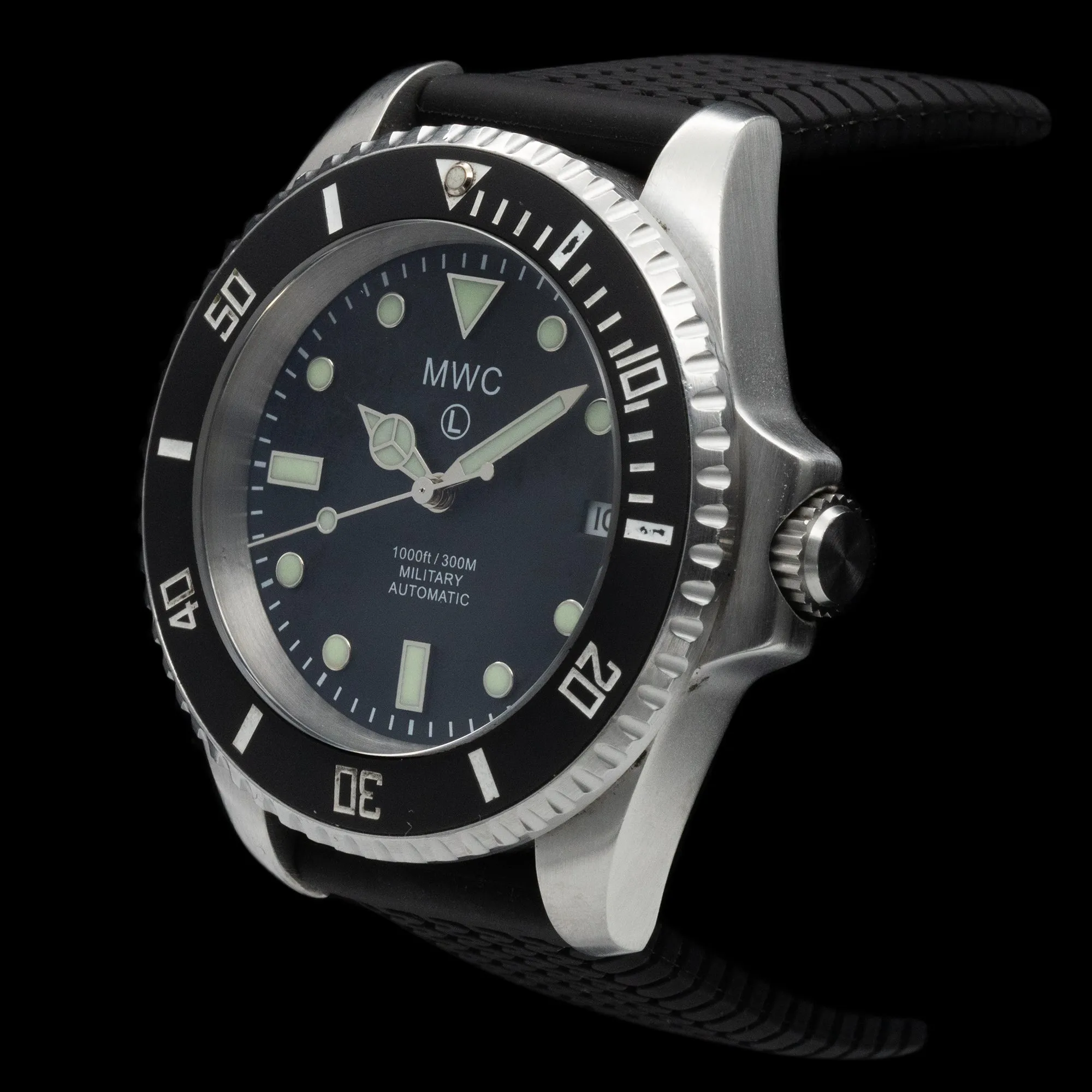 MWC - 21 Jewel 300m Automatic Military Diver SUB/SS/B/AB/MY