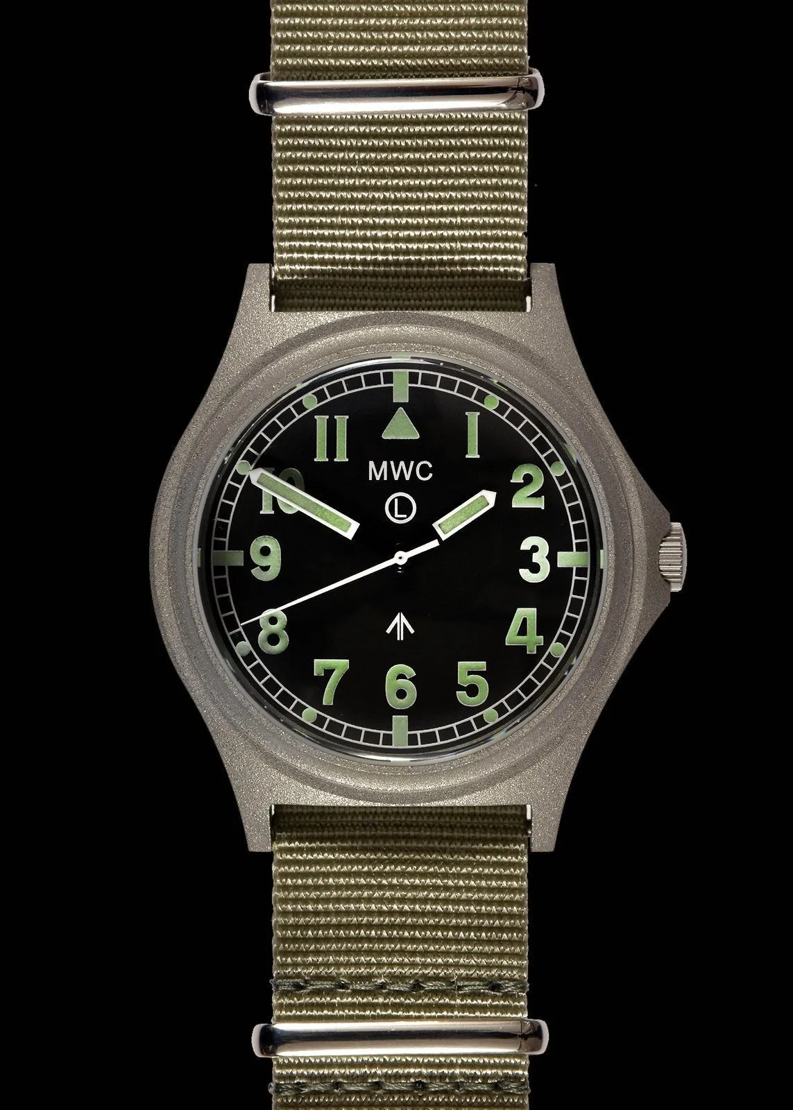 MWC G10 300m / 1000ft Water resistant Stainless Steel Military Watch with Sapphire Crystal (Non Date)