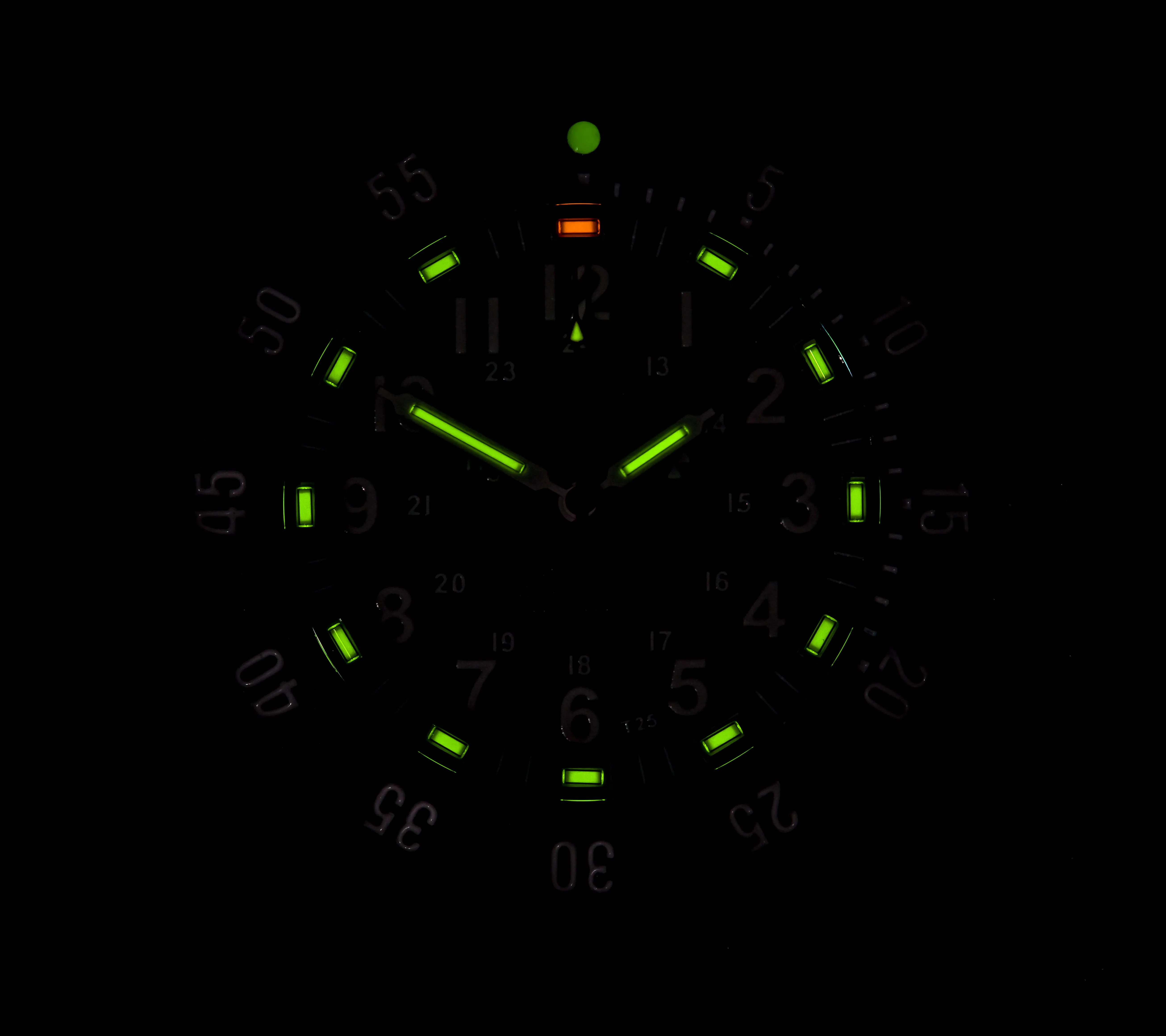 MWC P656 Latest Model Titanium Tactical Series Watch with Subdued Dial, GTLS Tritium and Ten Year Battery Life (Date Version)