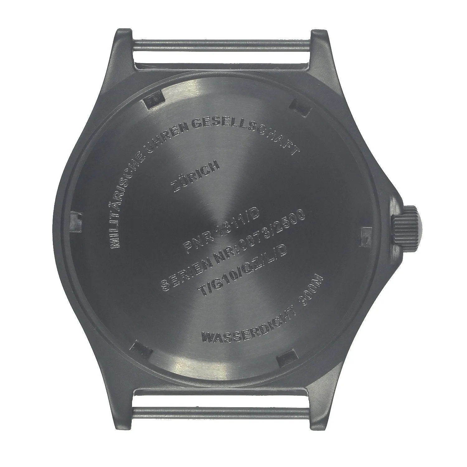 MWC Titanium General Service Watch, 300m Water Resistant, 10 Year Battery Life, Luminova, Sapphire Crystal and 12 Dial Format (Date Version)
