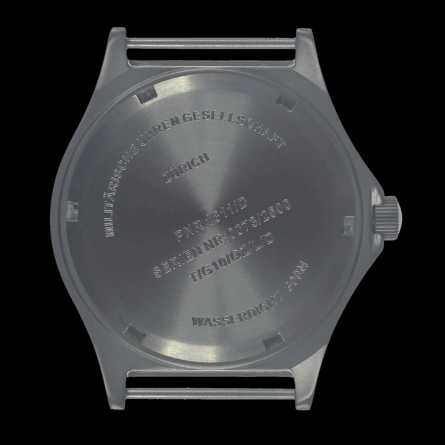 MWC Titanium General Service Watch, 300m Water Resistant, 10 Year Battery Life, Luminova, Sapphire Crystal and 12 Dial Format (Date Version)