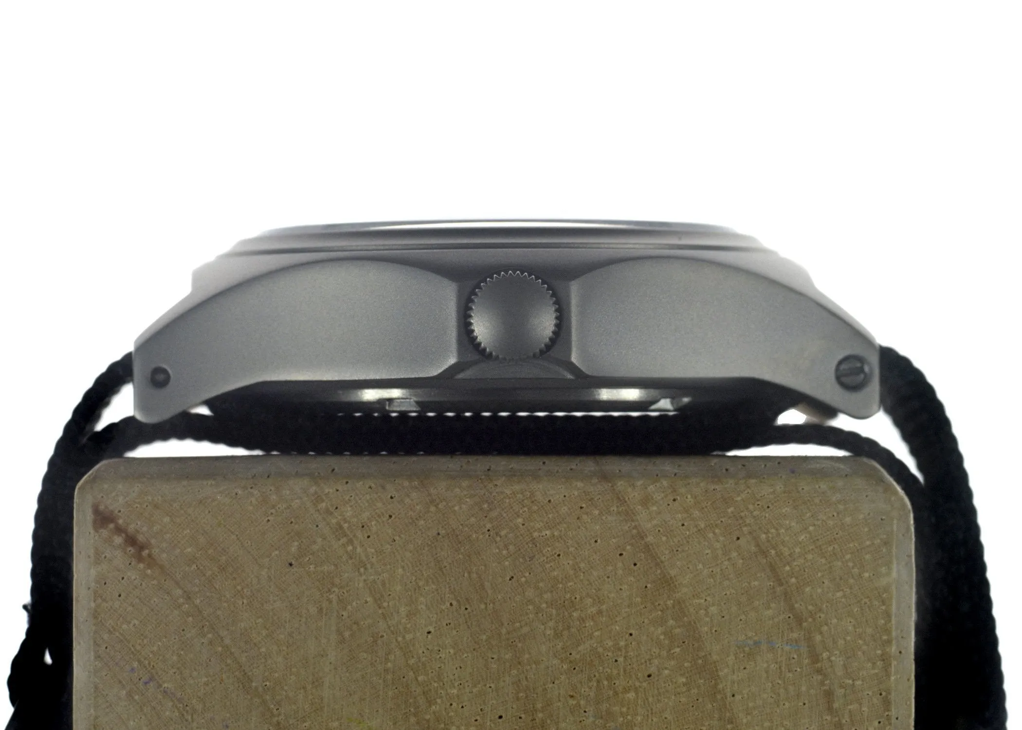 MWC Titanium General Service Watch, 300m Water Resistant, 10 Year Battery Life, Luminova, Sapphire Crystal and 12/24 Dial Format (Date Version)