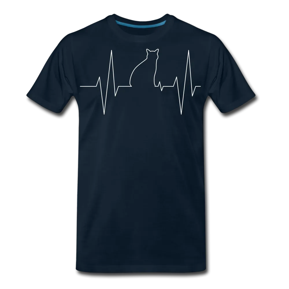 My Heart Beats For My Cat III | Men's Premium T-Shirt
