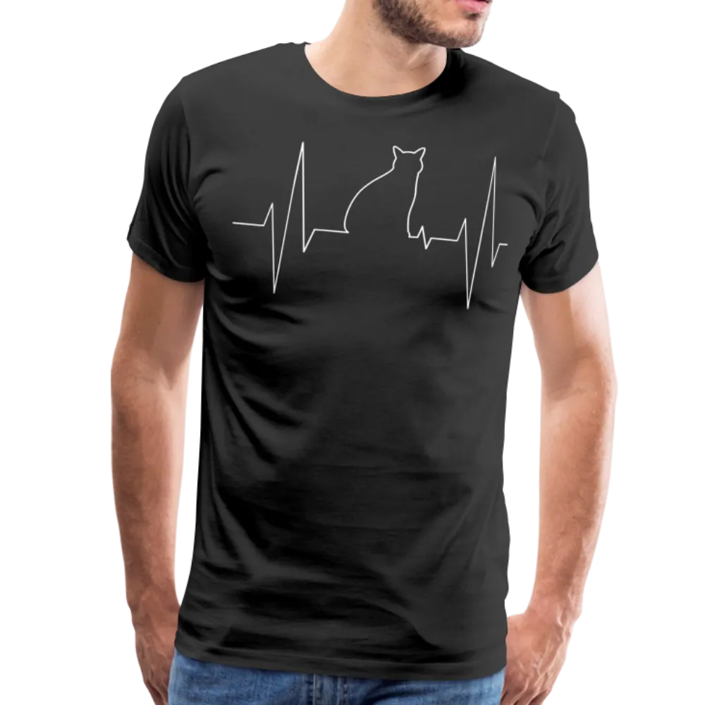 My Heart Beats For My Cat III | Men's Premium T-Shirt