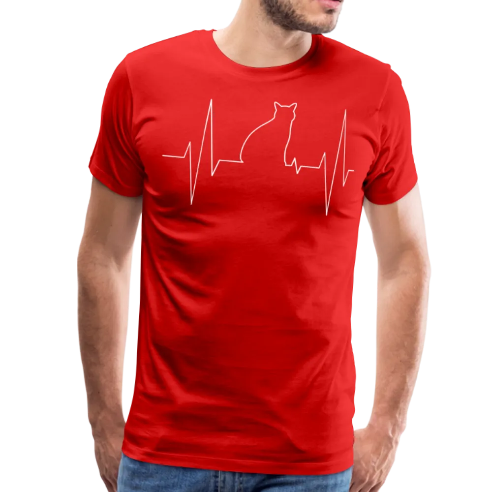 My Heart Beats For My Cat III | Men's Premium T-Shirt
