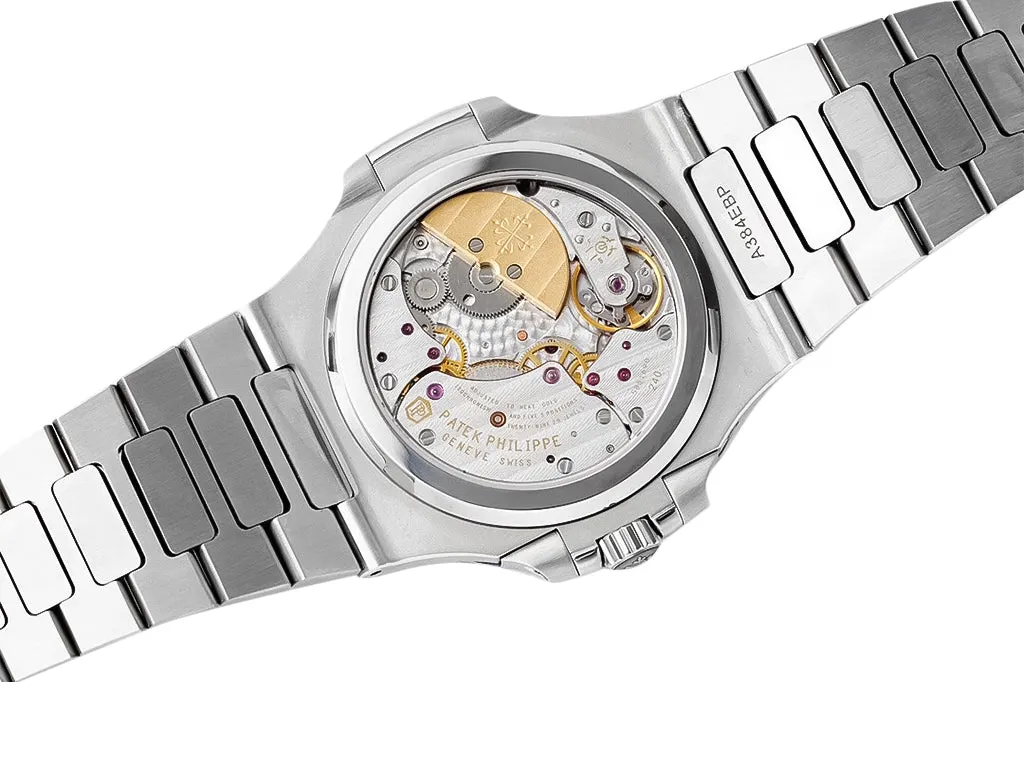 Nautilus Moonphase Stainless Steel with Blue Dial (40mm)