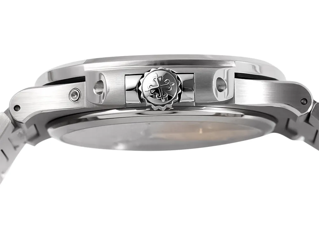 Nautilus Moonphase Stainless Steel with Blue Dial (40mm)