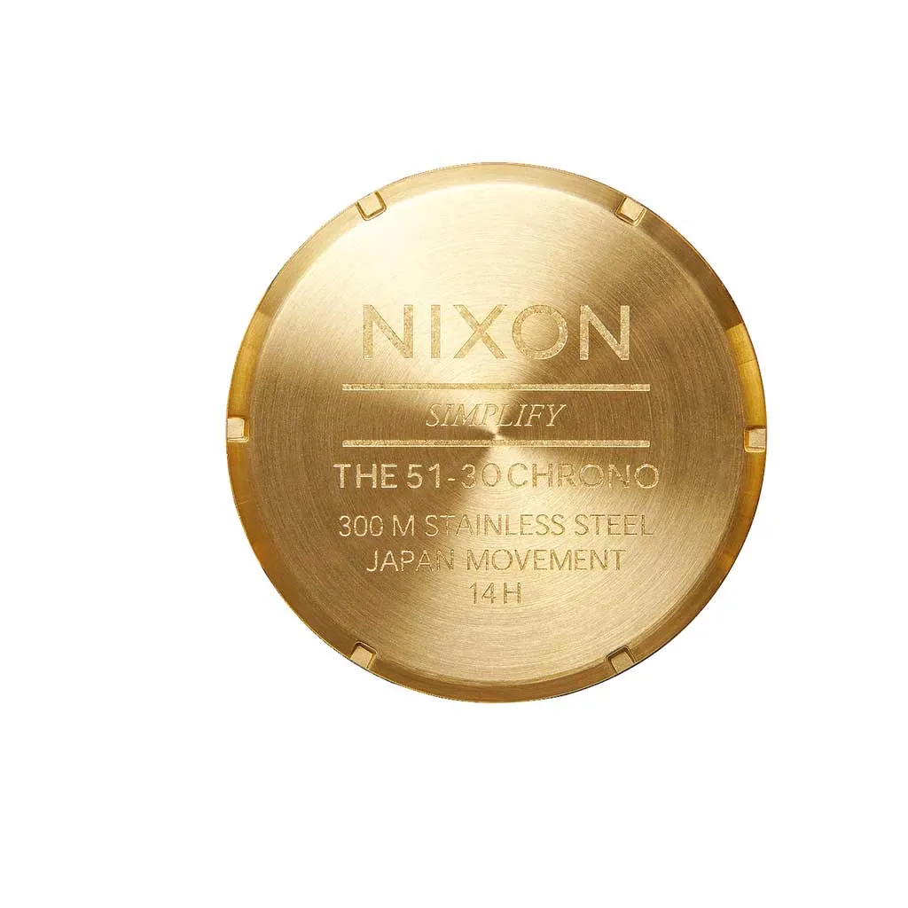 Nixon 51-30 Chrono - Gold/Indigo