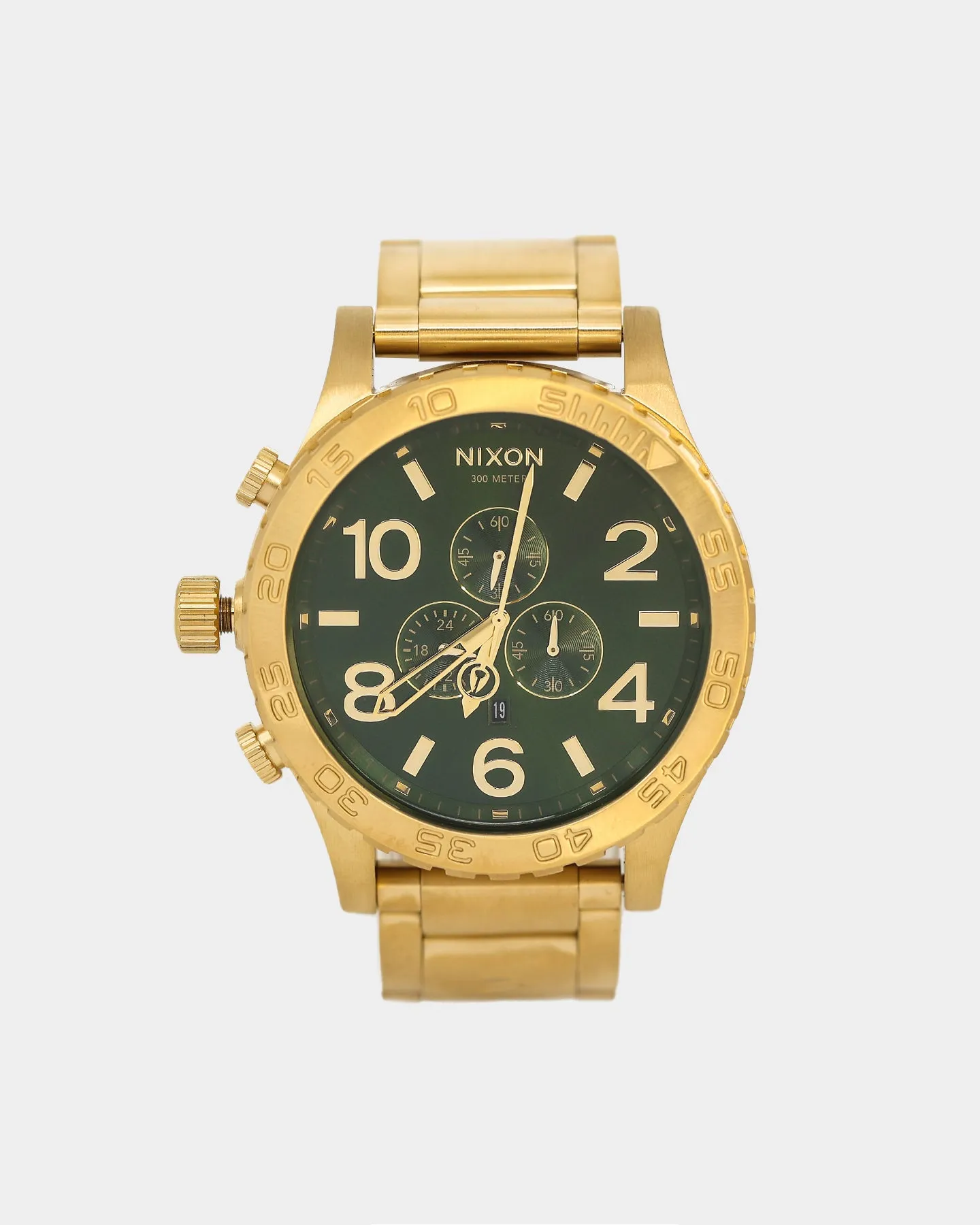 Nixon Men's 51-30 Chrono Gold/Green
