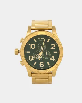 Nixon Men's 51-30 Chrono Gold/Green