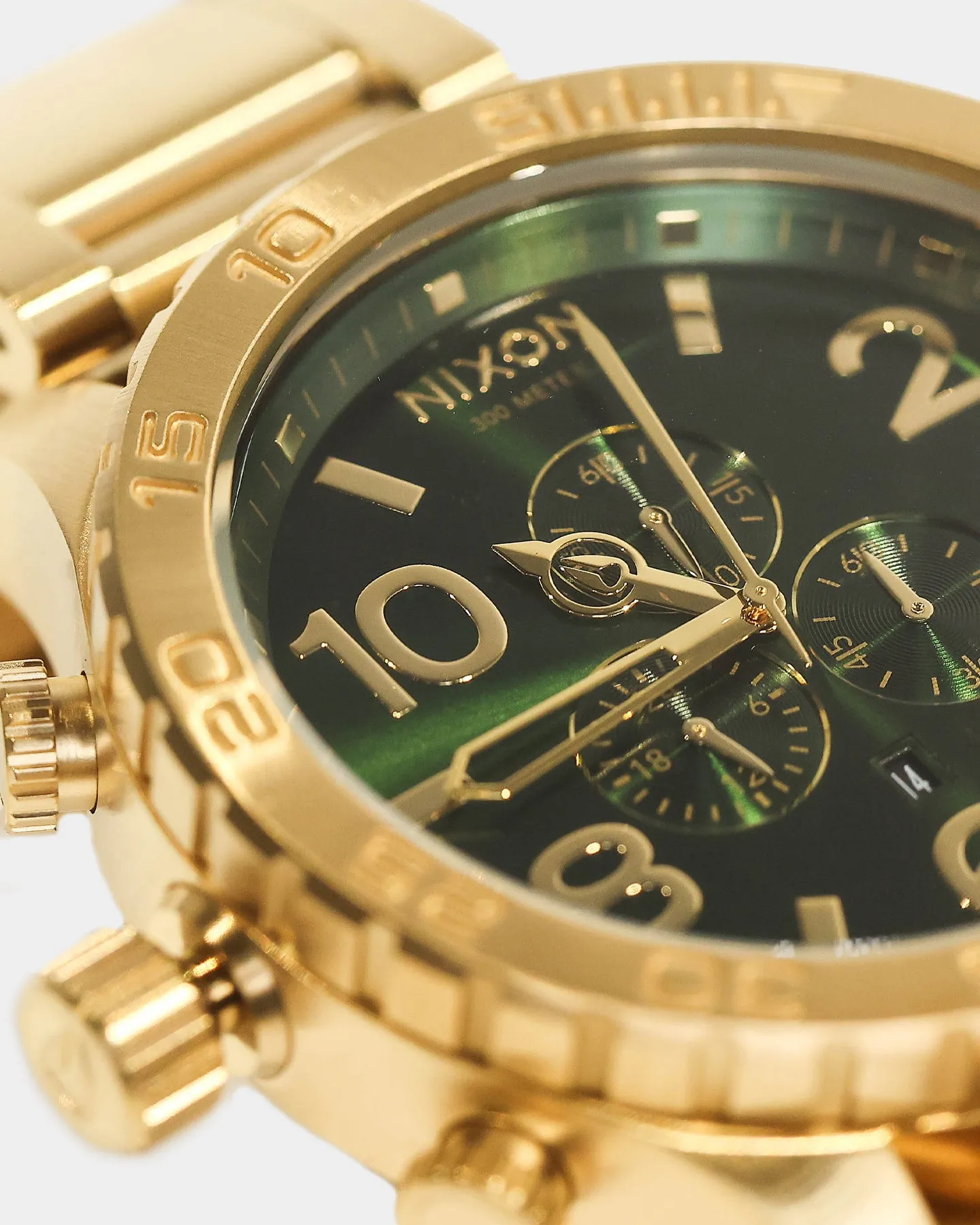 Nixon Men's 51-30 Chrono Gold/Green