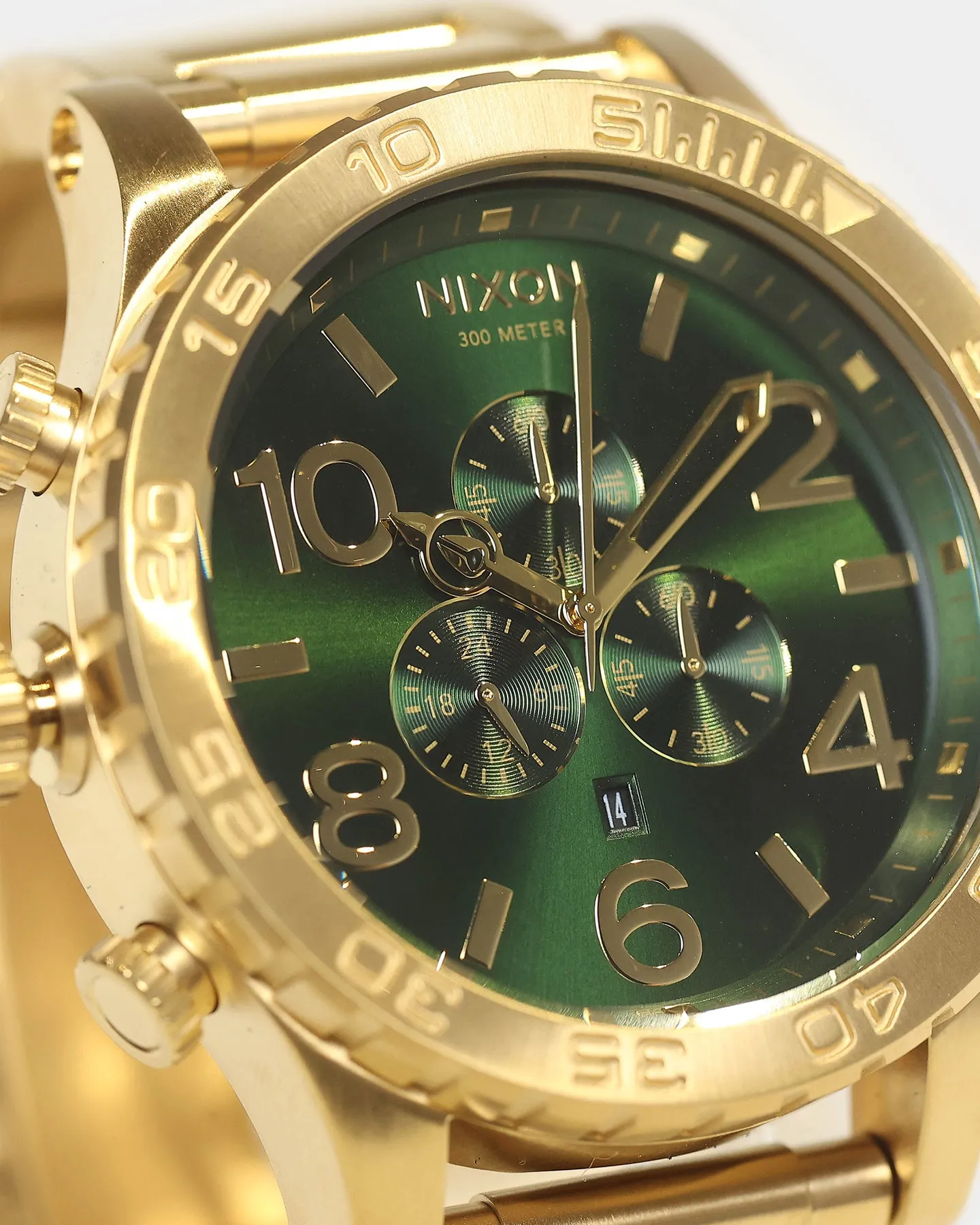 Nixon Men's 51-30 Chrono Gold/Green