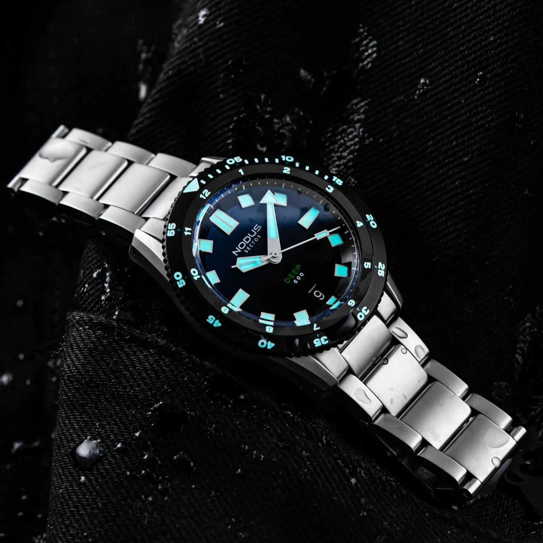 Nodus Sector Deep Orthodox Automatic Dive Watch - Blue Dial