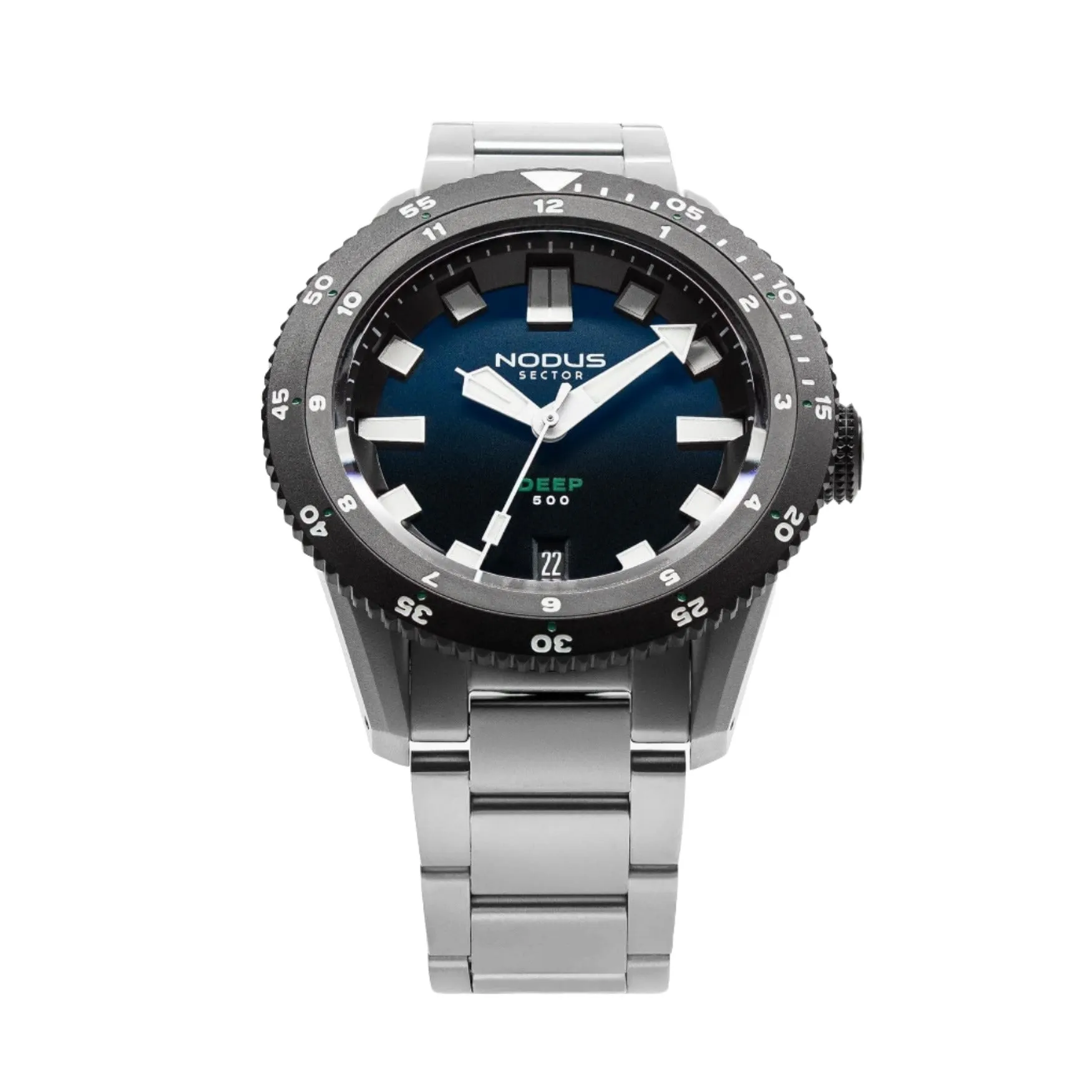 Nodus Sector Deep Orthodox Automatic Dive Watch - Blue Dial