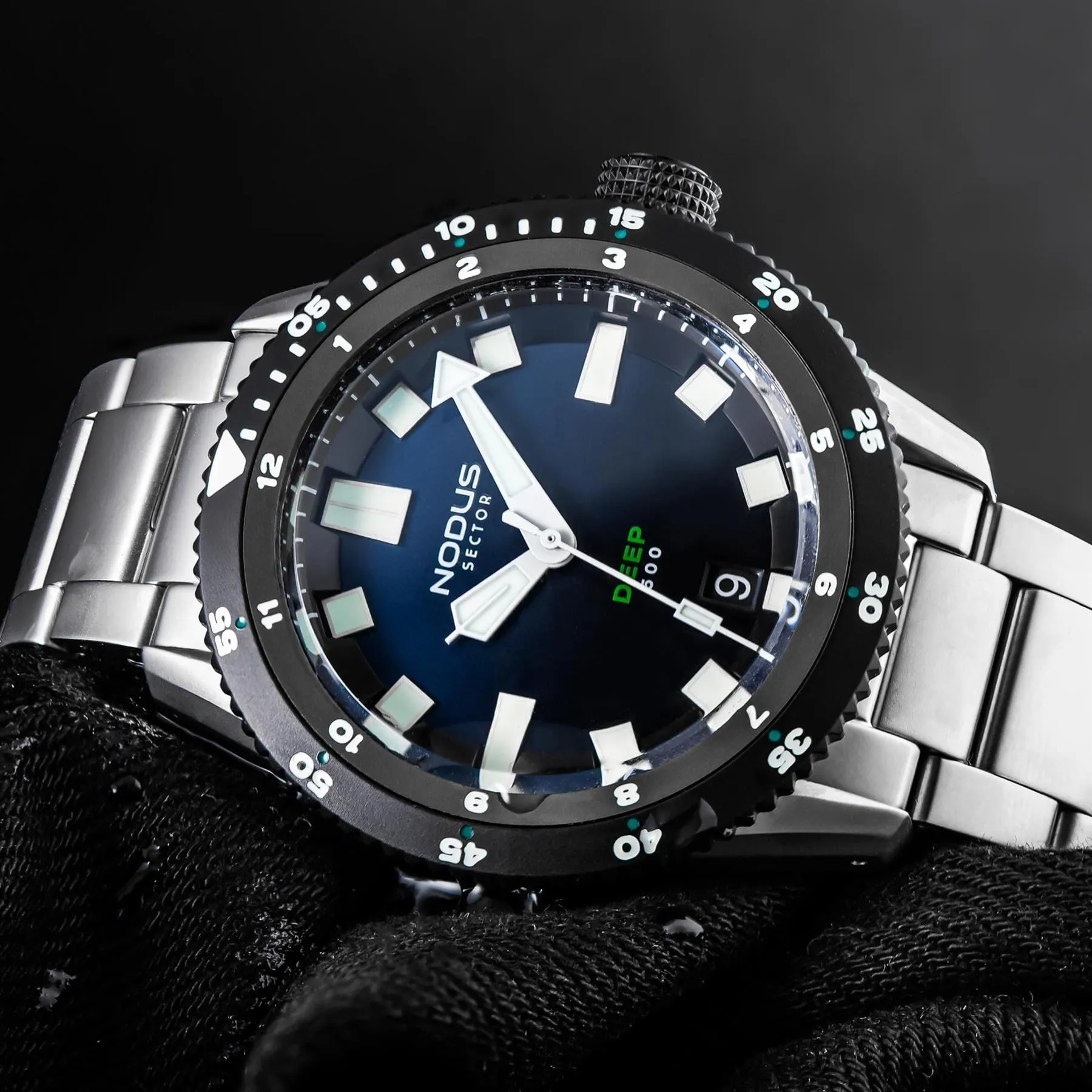 Nodus Sector Deep Orthodox Automatic Dive Watch - Blue Dial