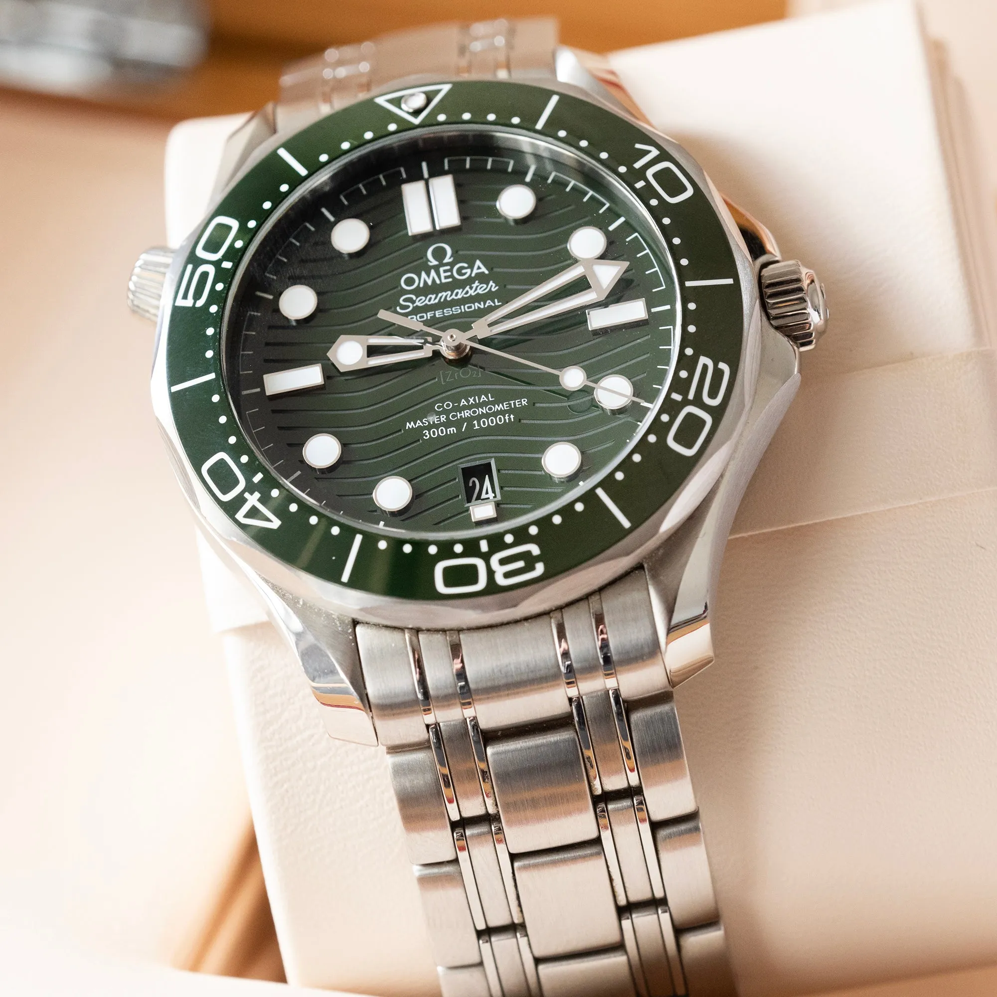 Omega - 2023 Seamaster Diver 300 'Green' 210.30.42.20.10.001