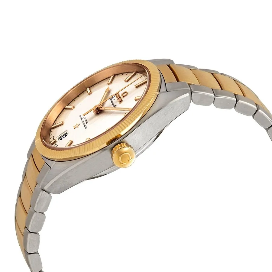 Omega Constellation Globemaster Automatic Men's Steel and 18K Yellow Gold Watch 130.20.39.21.02.001