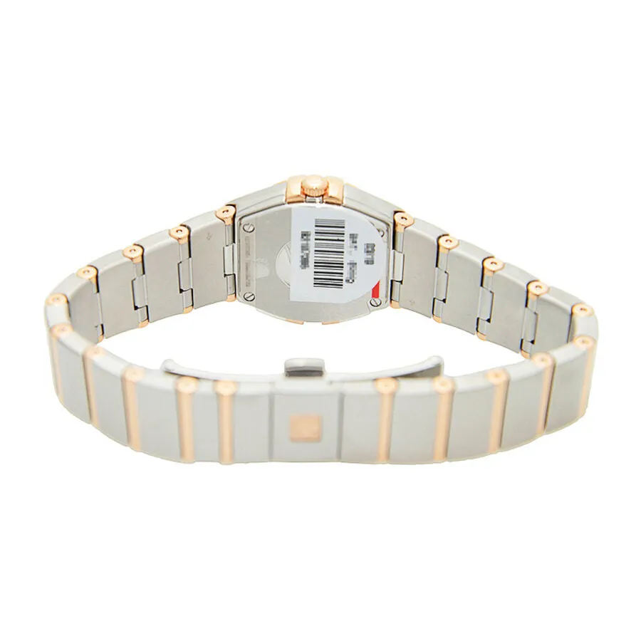 Omega Constellation Natural Gold Mother of Pearl Diamond Dial Ladies Watch 12325246057002