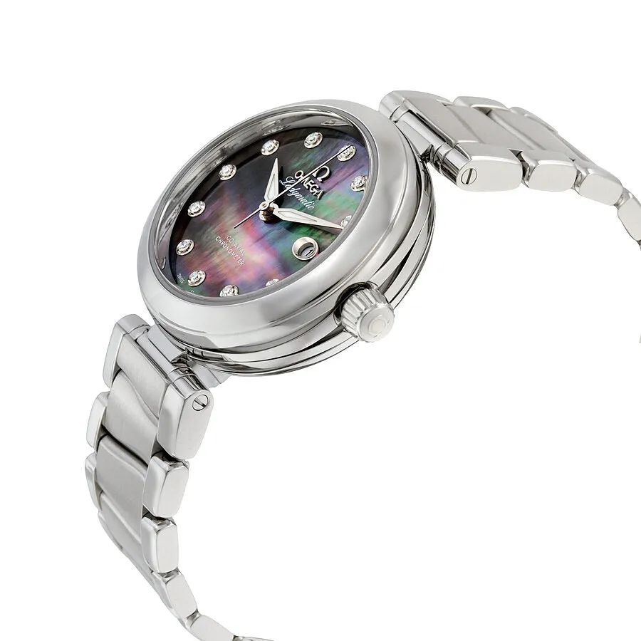 Omega De Ville Ladymatic Automatic Diamond Ladies Watch 42530342057004 425.30.34.20.57.004