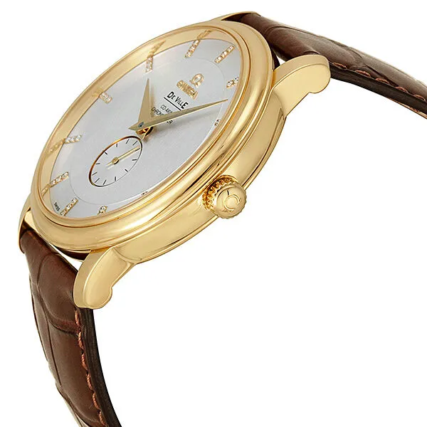 Omega De Ville Prestige Automatic Diamond Yellow Gold Men's Watch 4613.35.02