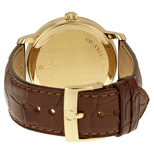 Omega De Ville Prestige Automatic Diamond Yellow Gold Men's Watch 4613.35.02
