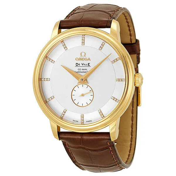 Omega De Ville Prestige Automatic Diamond Yellow Gold Men's Watch 4613.35.02