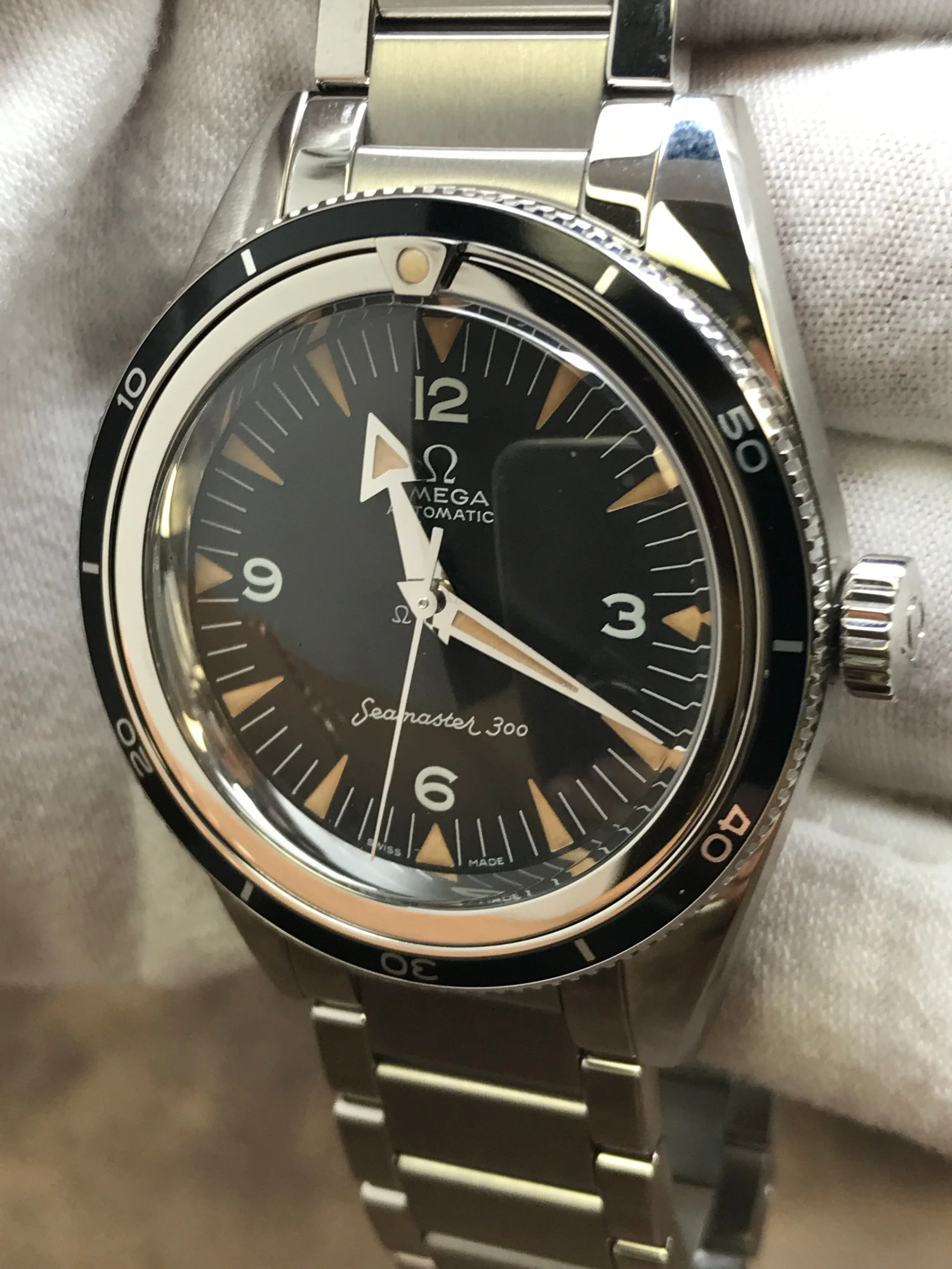 Omega Seamaster 300m 1957 Trilogy 234.10.39.20.01.001 Black Dial Automatic Men's Watch