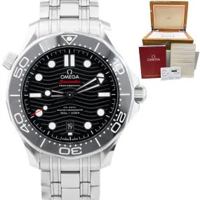 Omega Seamaster Diver 300M 42mm Black Wave Steel 210.30.42.20.01.001 Watch