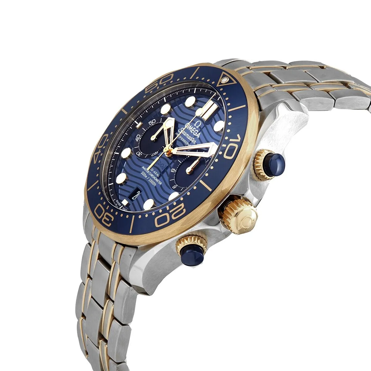 Omega Seamaster Diver 300m Co-Axial Master Chronograph Automatic Chronometer Watch 210.20.44.51.03.001