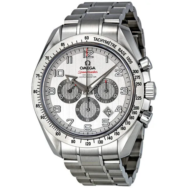 Omega Speedmaster Broad Arrow Silver Dial Chronograph Men's Watch 321.10.44.50.02.001