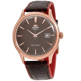 Orient Bambino Version 4 Automatic Brown Dial Men's Watch FAC08001T0