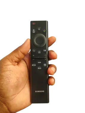 Original Samsung Smart TV Remote Control with Voice Commands | Buy Voice-Enabled Remote Online & Replacement Options in India  Samsung tv plus and Netflix and Disney  hotstar and prime video