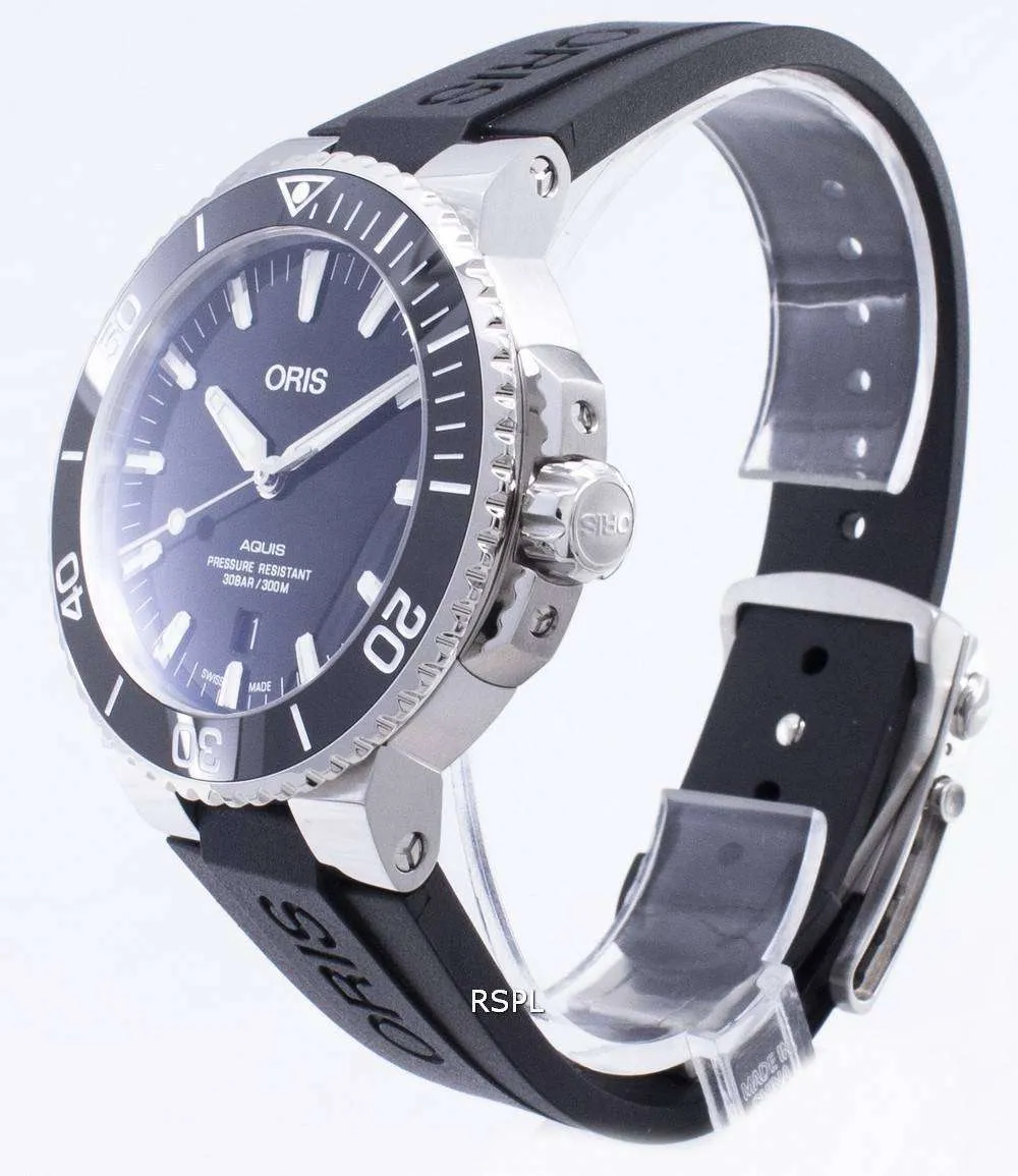 Oris Aquis Date 01-733-7730-4134-07-4-24-64EB Automatic 300M Men's Watch
