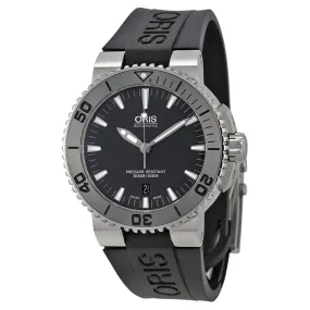 Oris Aquis Date Automatic Grey Dial Men's Watch 733-7653-4153RS 01 733 7653 4153-07 4 26 34EB