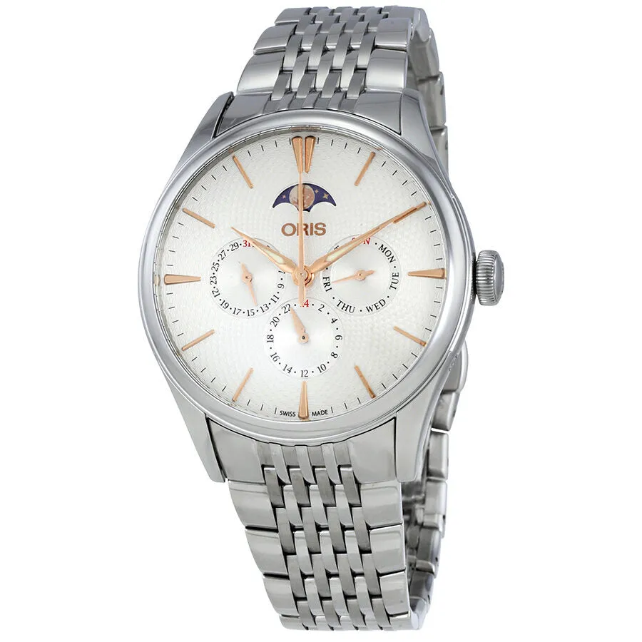 Oris Artelier Automatic Moon Phase GMT Men's Watch 01 781 7729 4031-07 8 21 79