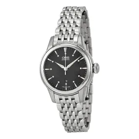 Oris Artelier Date Black Dial Stainless Steel Ladies Watch 01 561 7687 4094-07 8 14 77