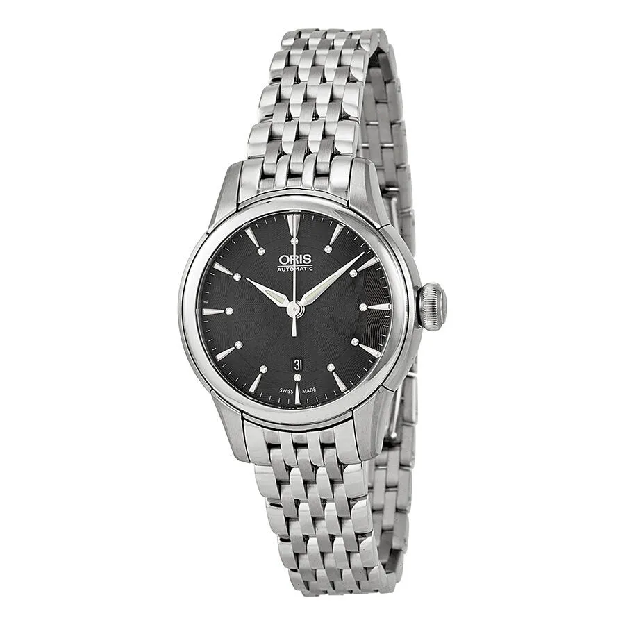 Oris Artelier Date Black Dial Stainless Steel Ladies Watch 01 561 7687 4094-07 8 14 77