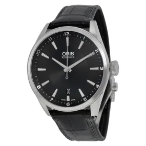 Oris Artix Automatic Black Dial Black Leather Men's Watch 733-7713-4034LS 01 733 7713 4034-07 5 19 81FC