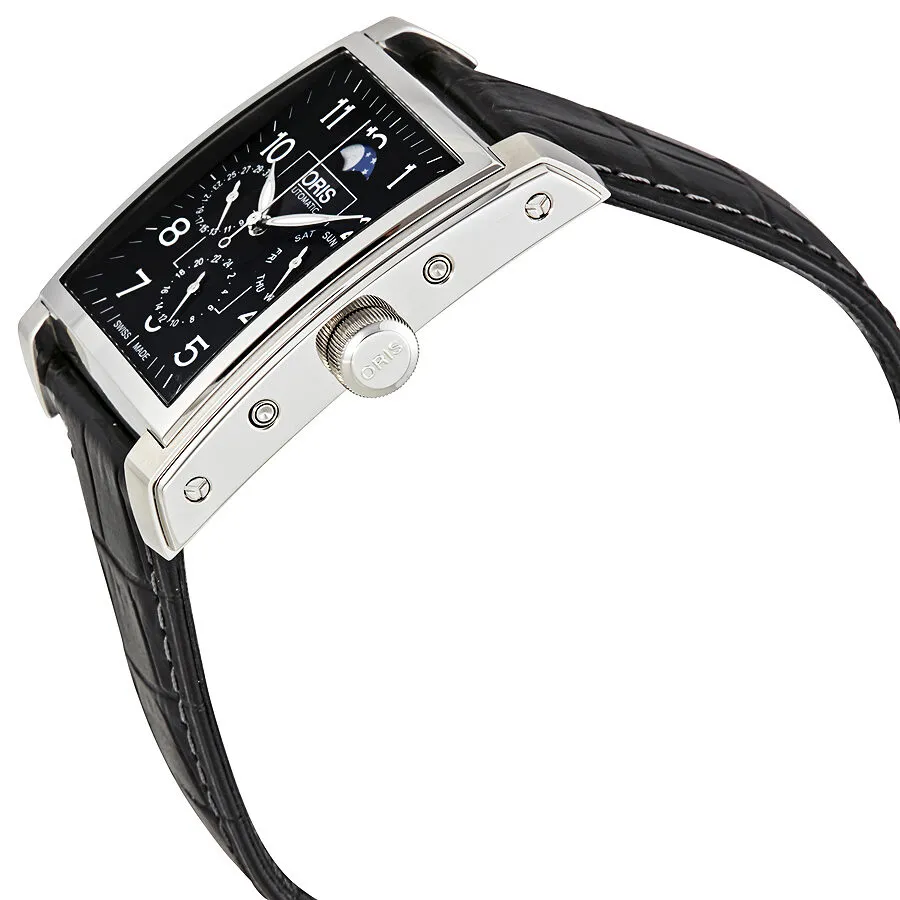 Oris Rectangular Automatic Black Dial Men's Watch 01 582 7658 4034-07 5 23 71FC