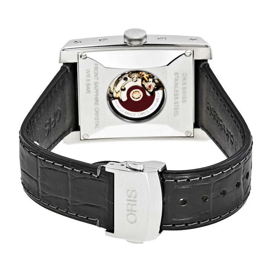 Oris Rectangular Automatic Black Dial Men's Watch 01 582 7658 4034-07 5 23 71FC