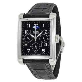 Oris Rectangular Automatic Black Dial Men's Watch 01 582 7658 4034-07 5 23 71FC