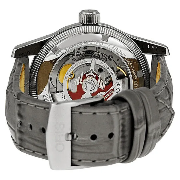 Oris Swiss Hunter Team PS Edition Automatic Silver Dial Ladies Watch 01 733 7649 4091 Set-LS