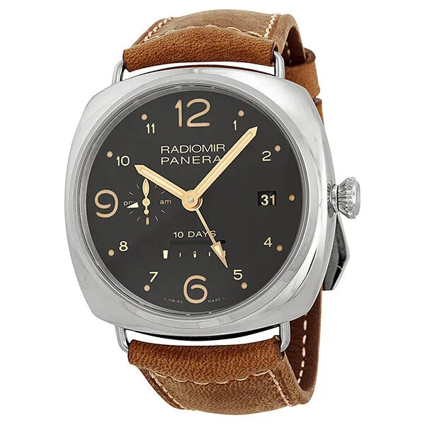 Panerai Radiomir Brown Dial Brown Leather Men's Watch PAM00391