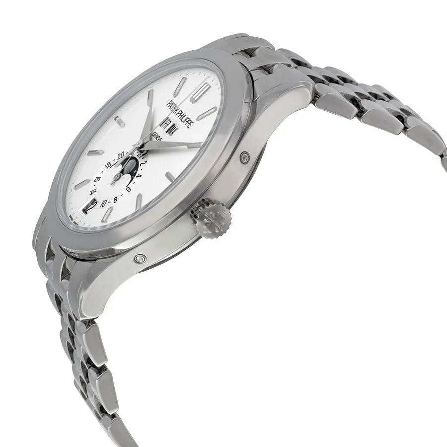 Patek Philippe Complications Silvery Opaline Dial White Gold Men's Watch 5396/1G-010